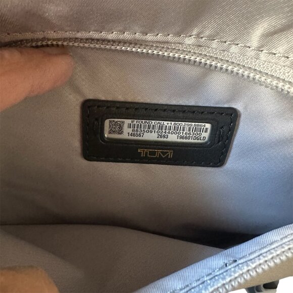 Tumi Halsey Backpack - Black/Gold - NWT - Picture 9 of 10